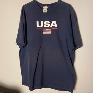 USA Vintage Sonoma Navy Blue Tshirt, Size XL.